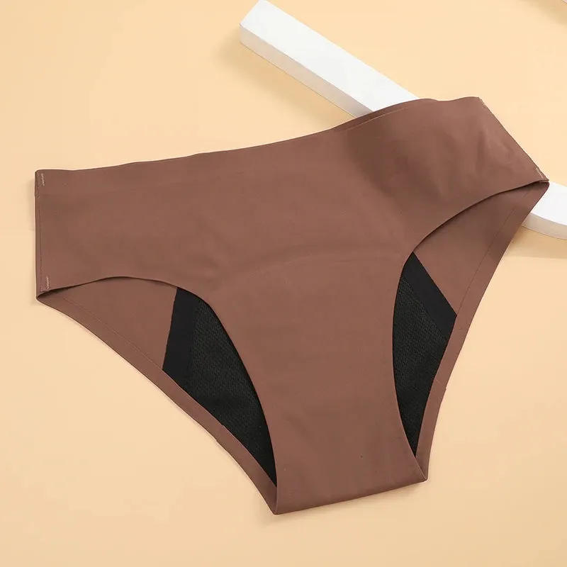 1Pcs Women's Menstrual Panties Physiological Pants Leak Proof Underwear Ladies Period Panty High Waist Cotton Briefs Swim Bottom