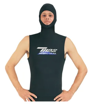 5/3mm Tilos Mens Scuba Diving Hooded Vest Size Small Available