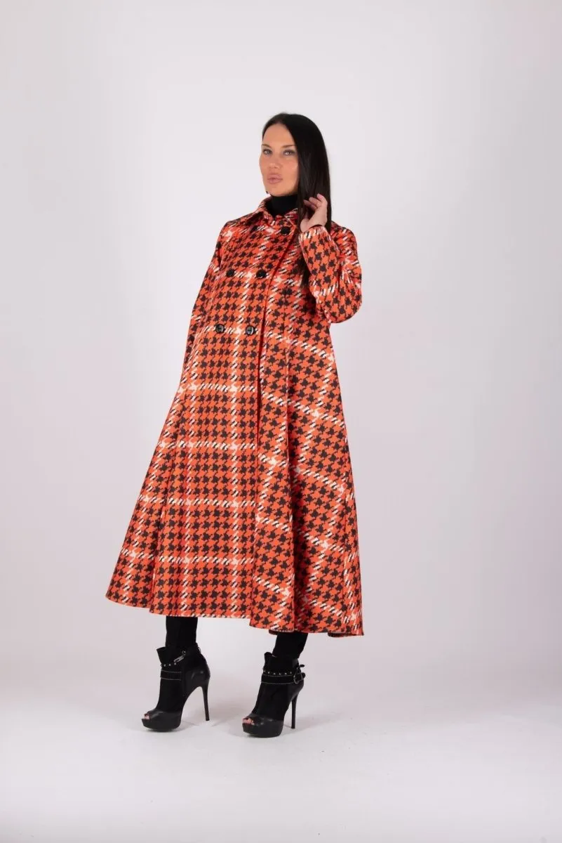 A LINE Plaid Coat KIARA  SALE