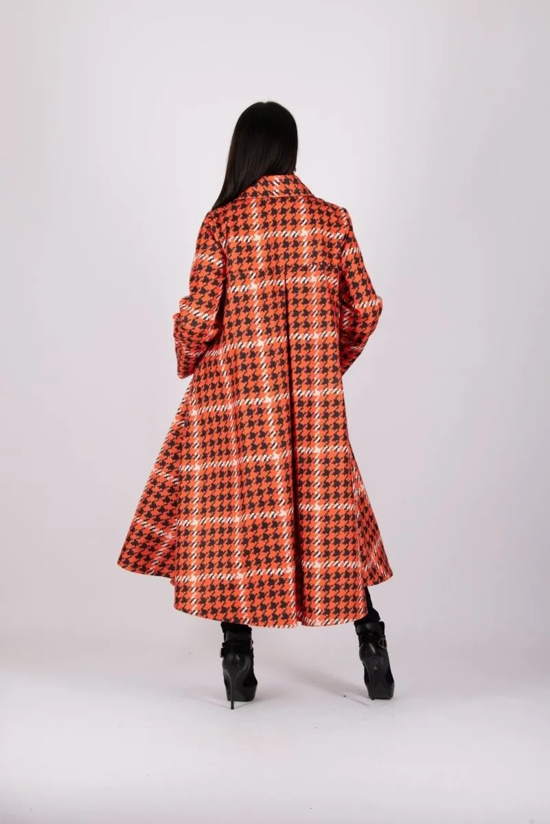 A LINE Plaid Coat KIARA  SALE