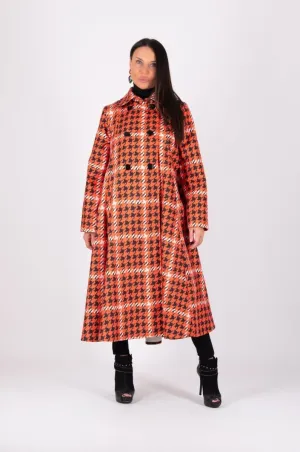 A LINE Plaid Coat KIARA  SALE