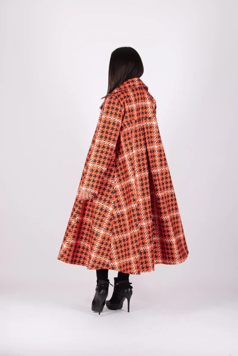 A LINE Plaid Coat KIARA  SALE