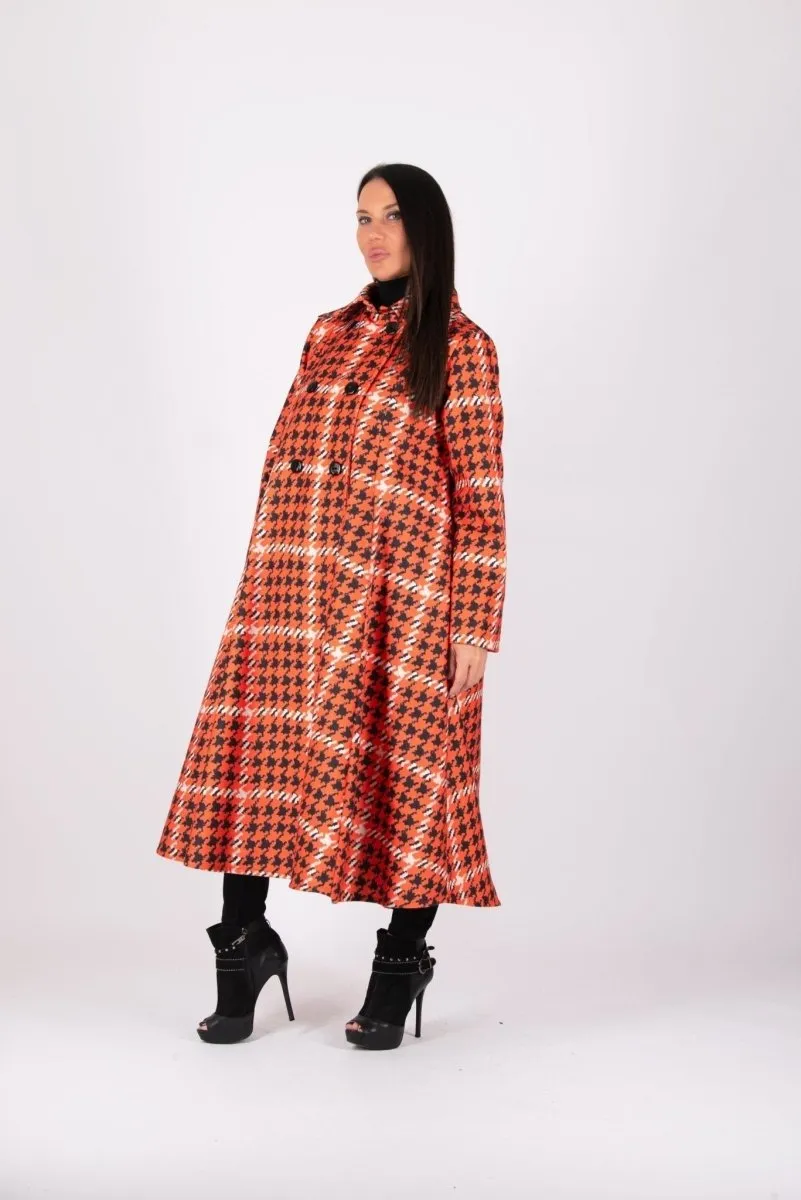 A LINE Plaid Coat KIARA  SALE