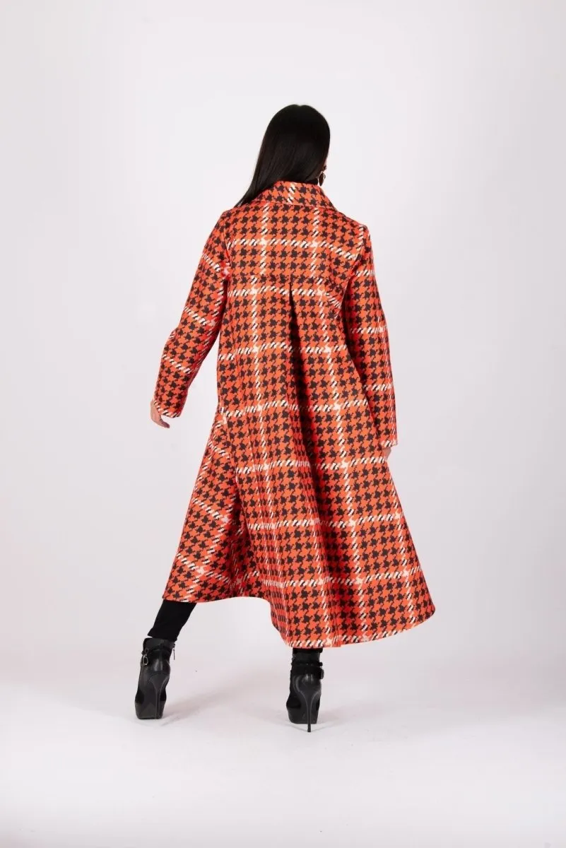 A LINE Plaid Coat KIARA  SALE