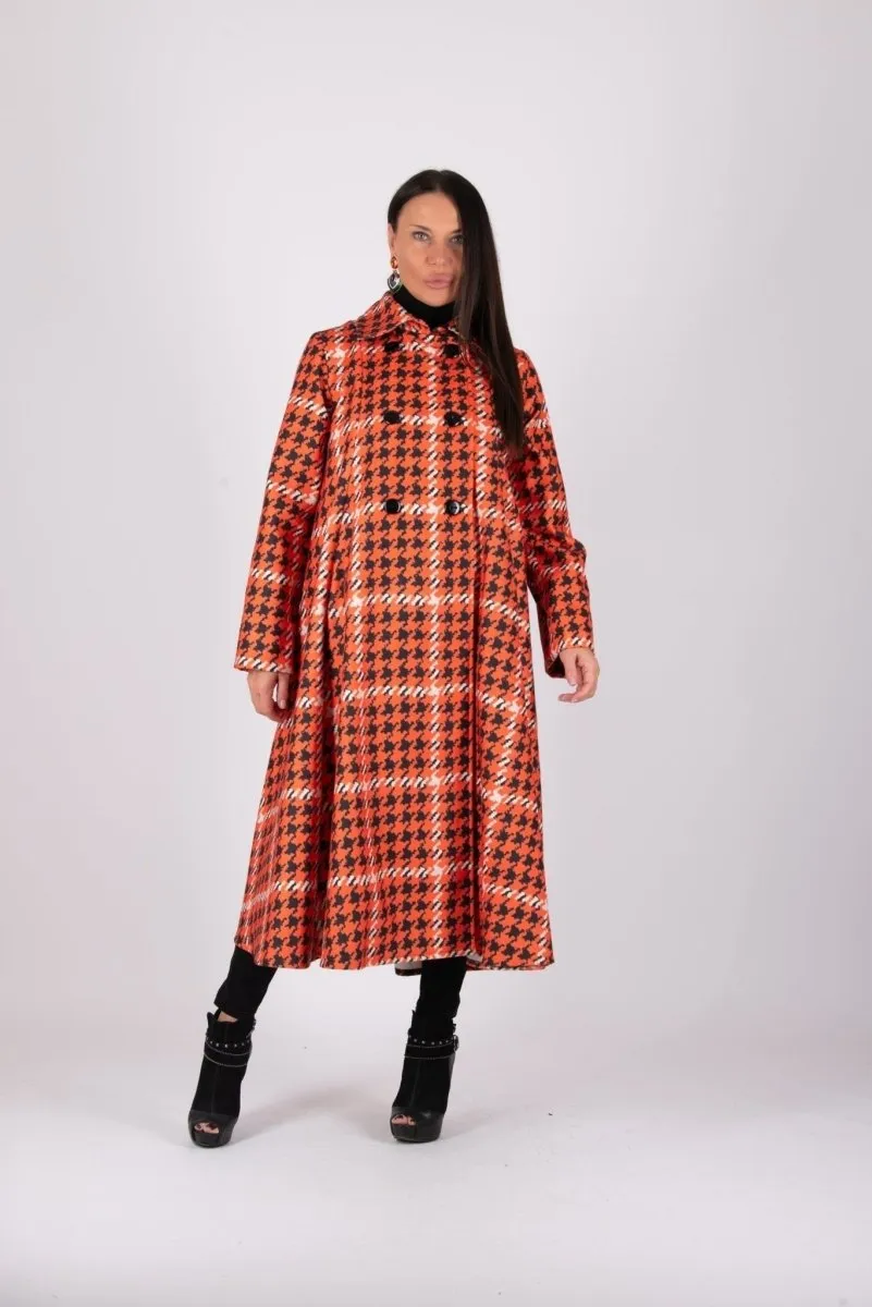 A LINE Plaid Coat KIARA  SALE