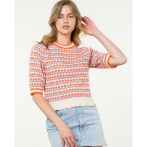 Abella Short Sleeve Knit THML Top