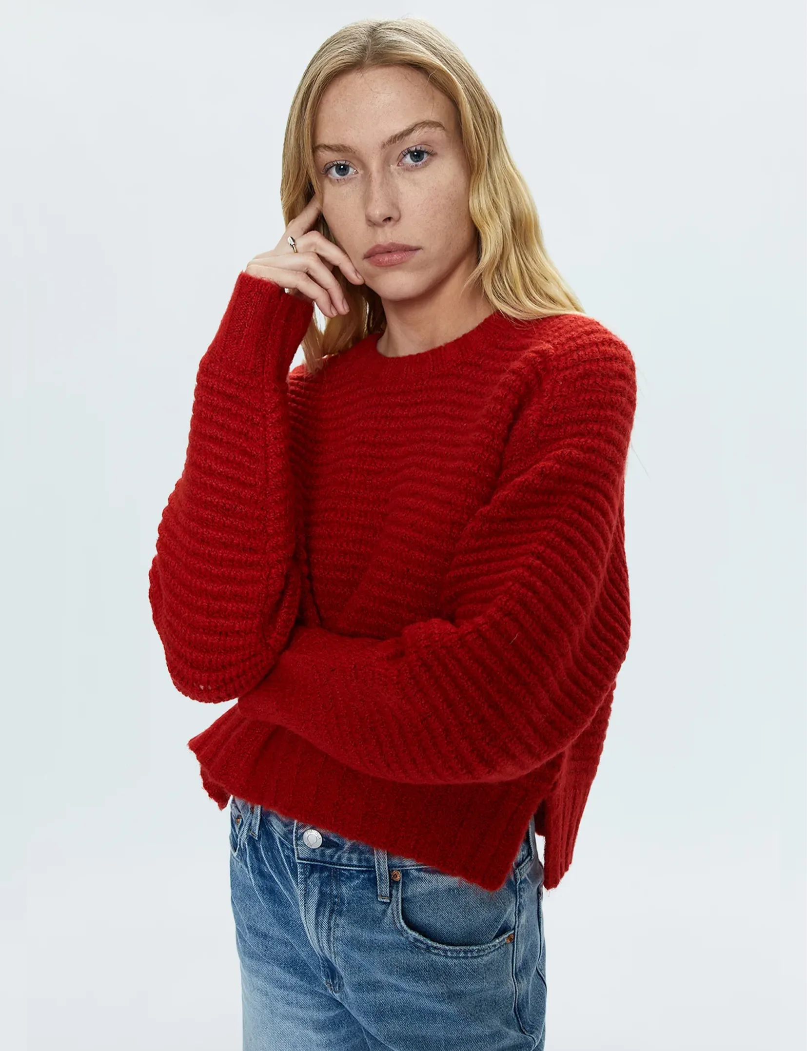 Adina Sweater, Rouge