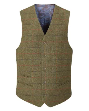 Alan Paine Surrey Mens Tweed Lined Waistcoat