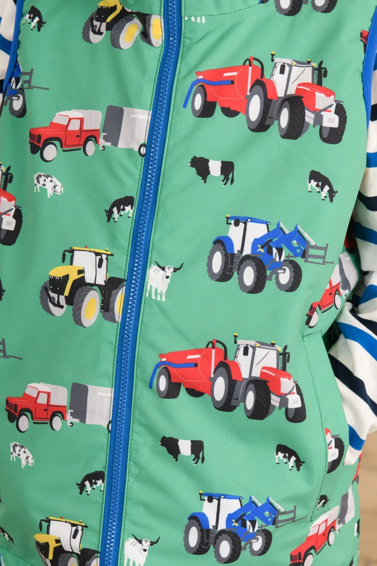 Alex Gilet - Peagreen Tractor Print