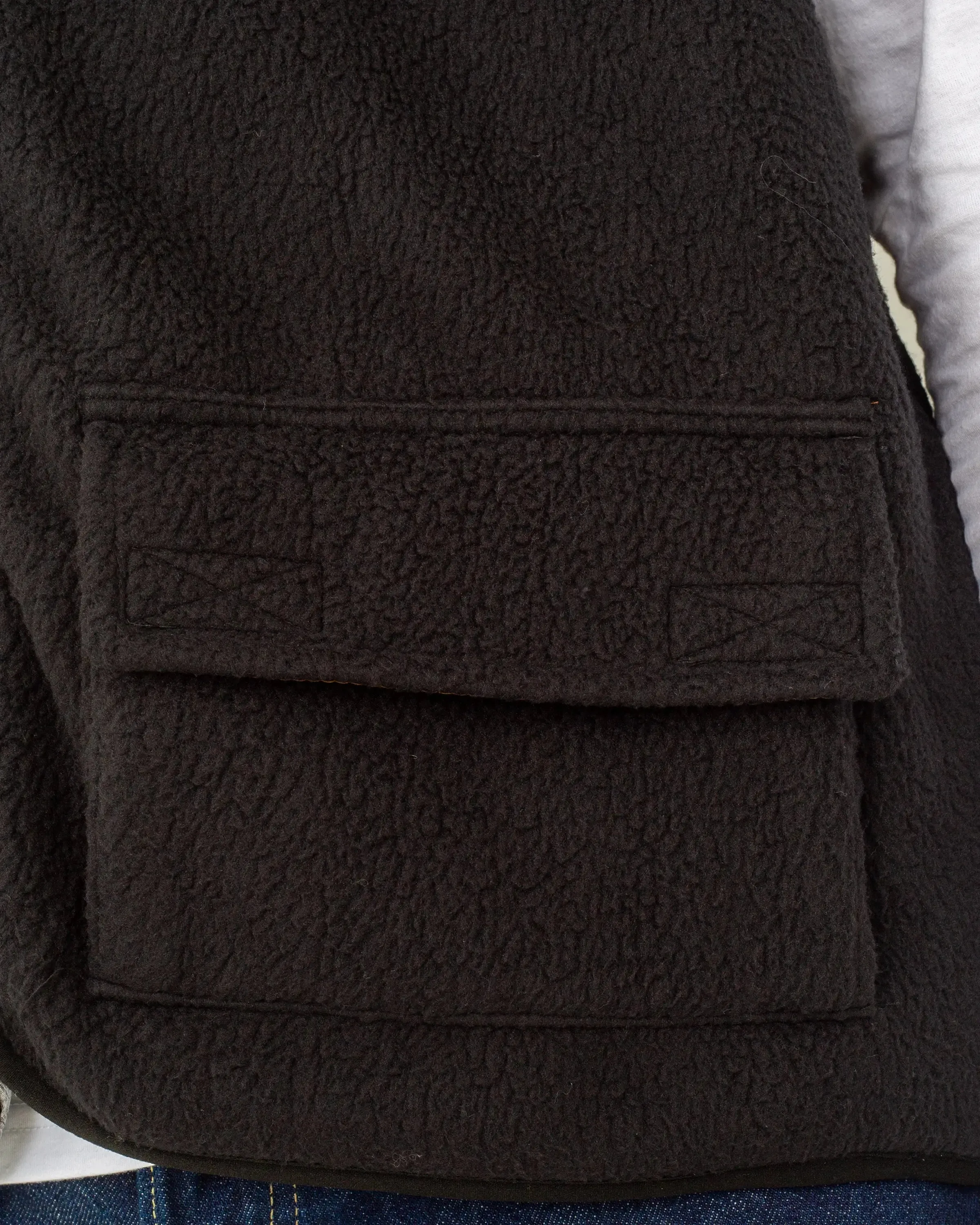 All Nighter Fleece Gilet in Black