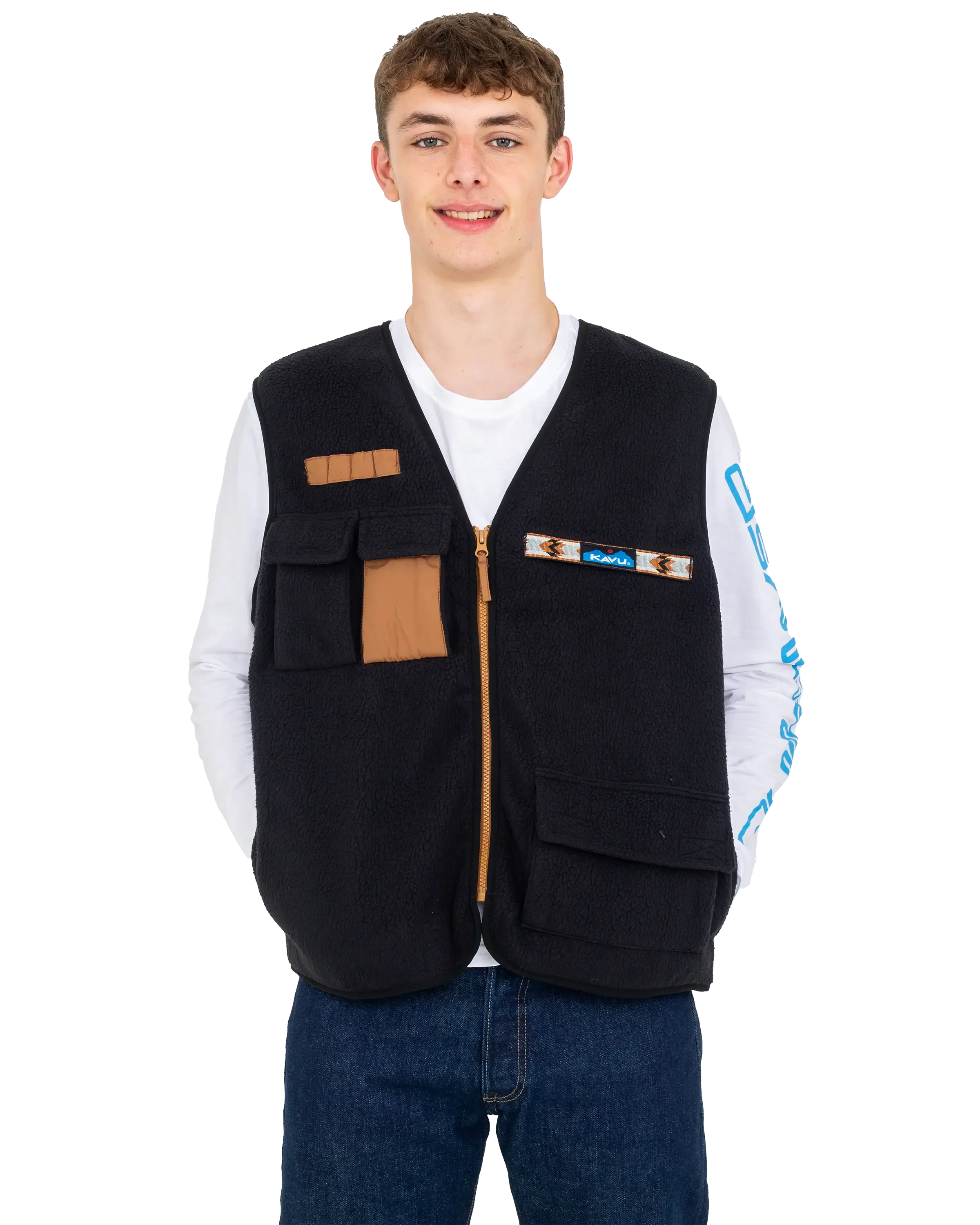 All Nighter Fleece Gilet in Black