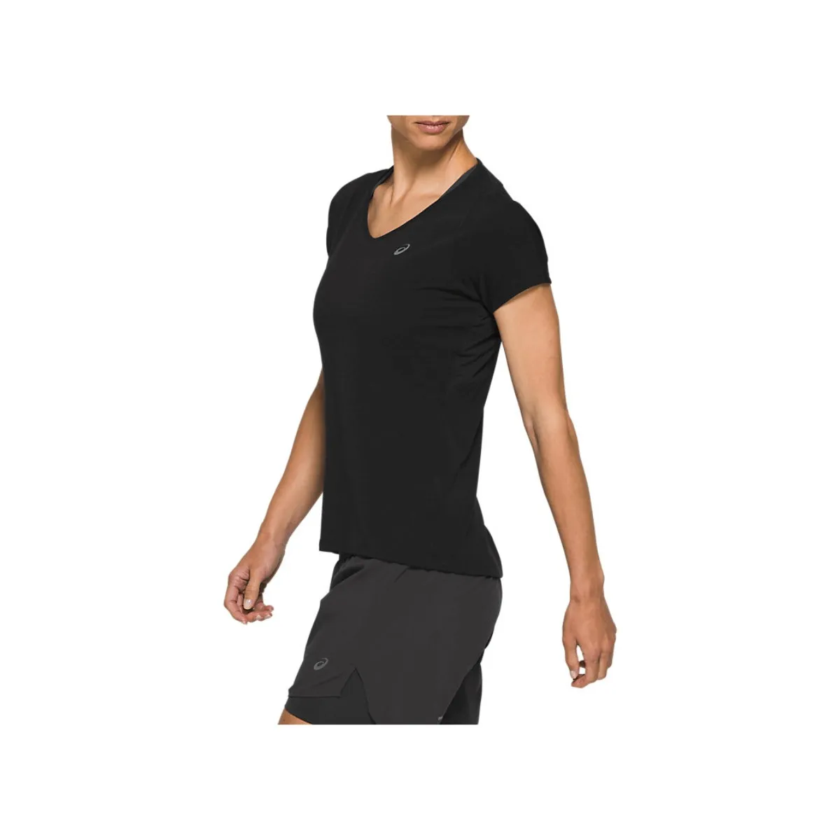 Asics SS Top T-Shirt Black Woman