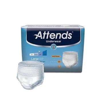 ATTENDS Advanced Underwear. Heavy Absorbent Pull Up Diapers