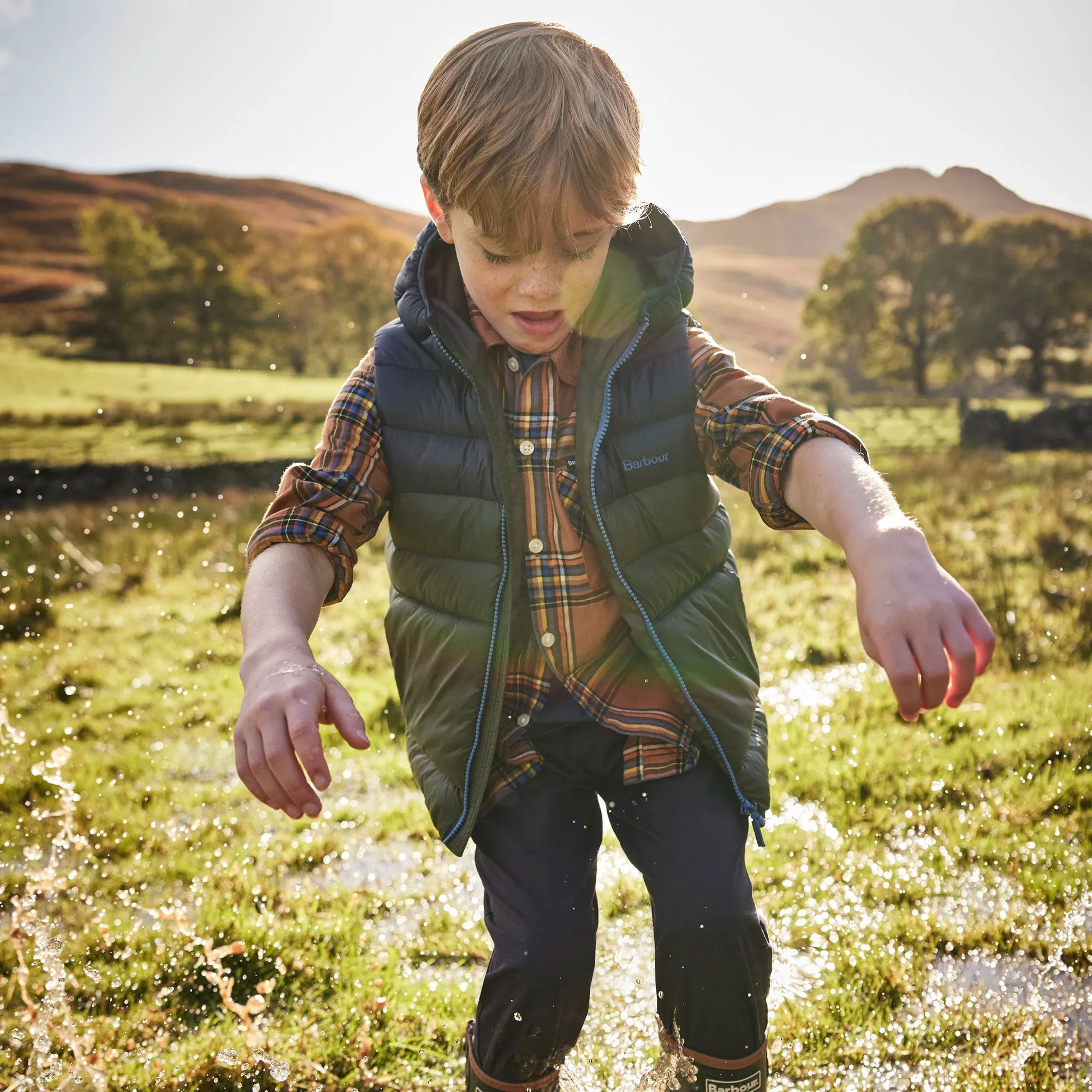 Barbour Boys Roker Quilt Gilet