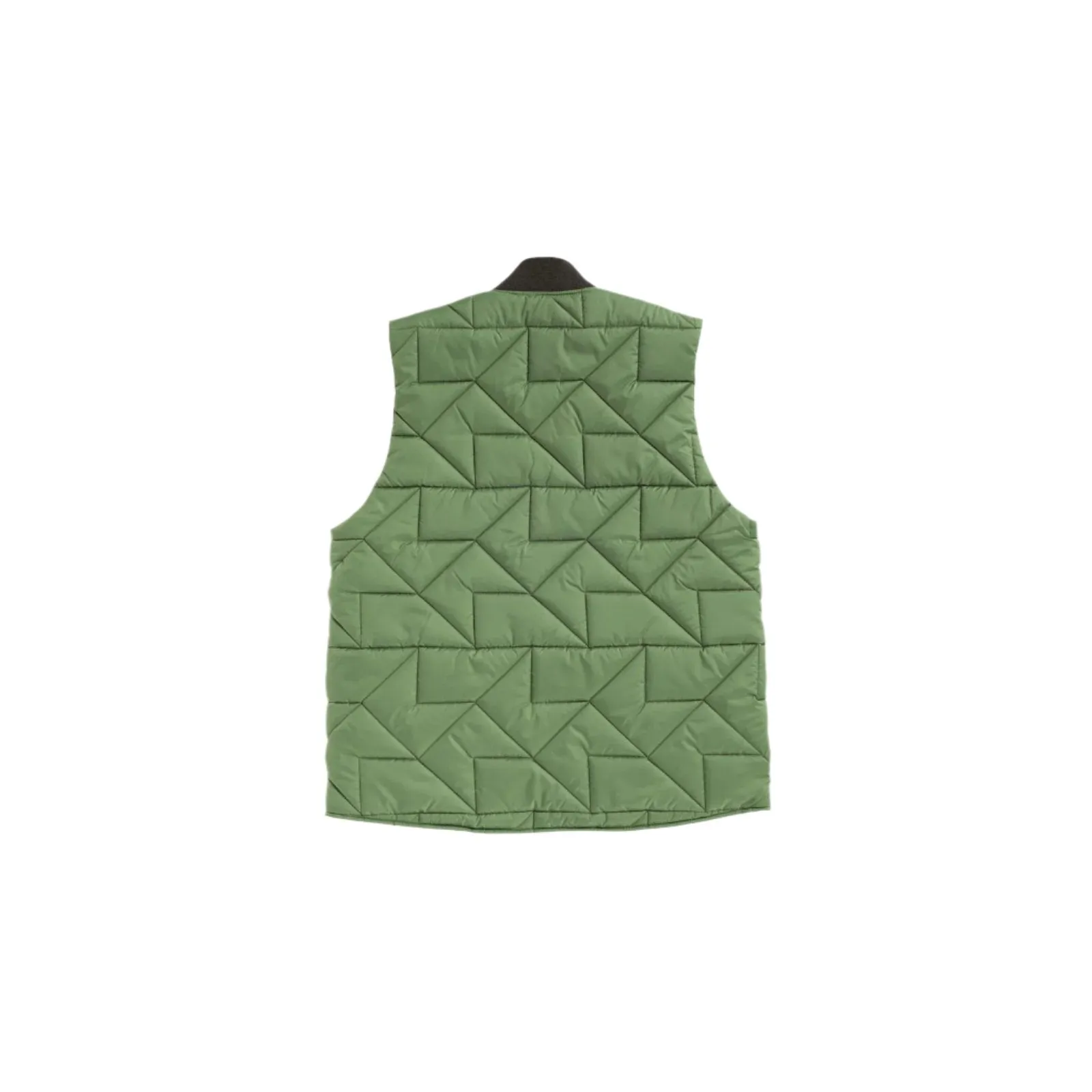 Big Quilt Bomber Gilet | Green Sward