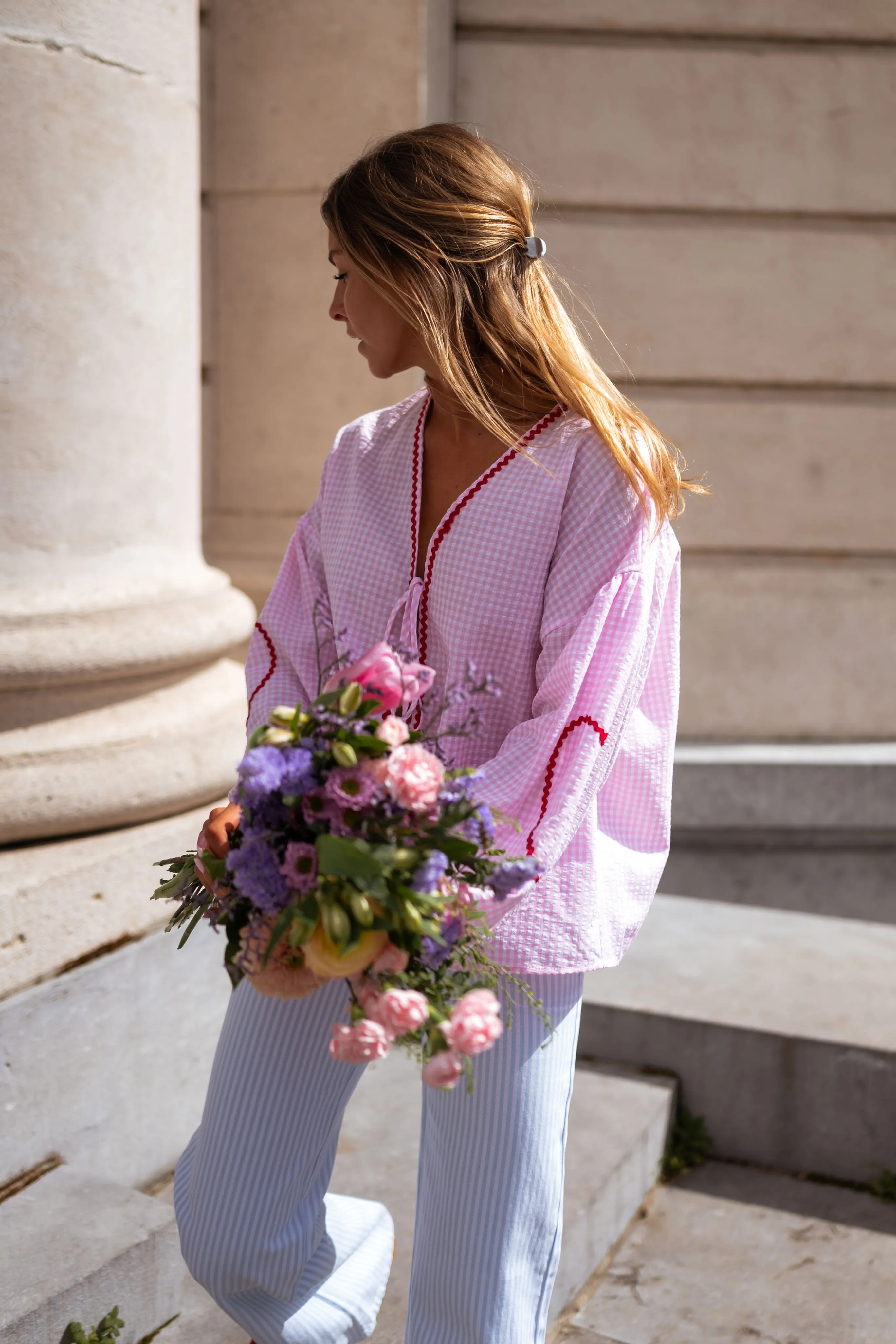 Blouse Harper - vichy rose