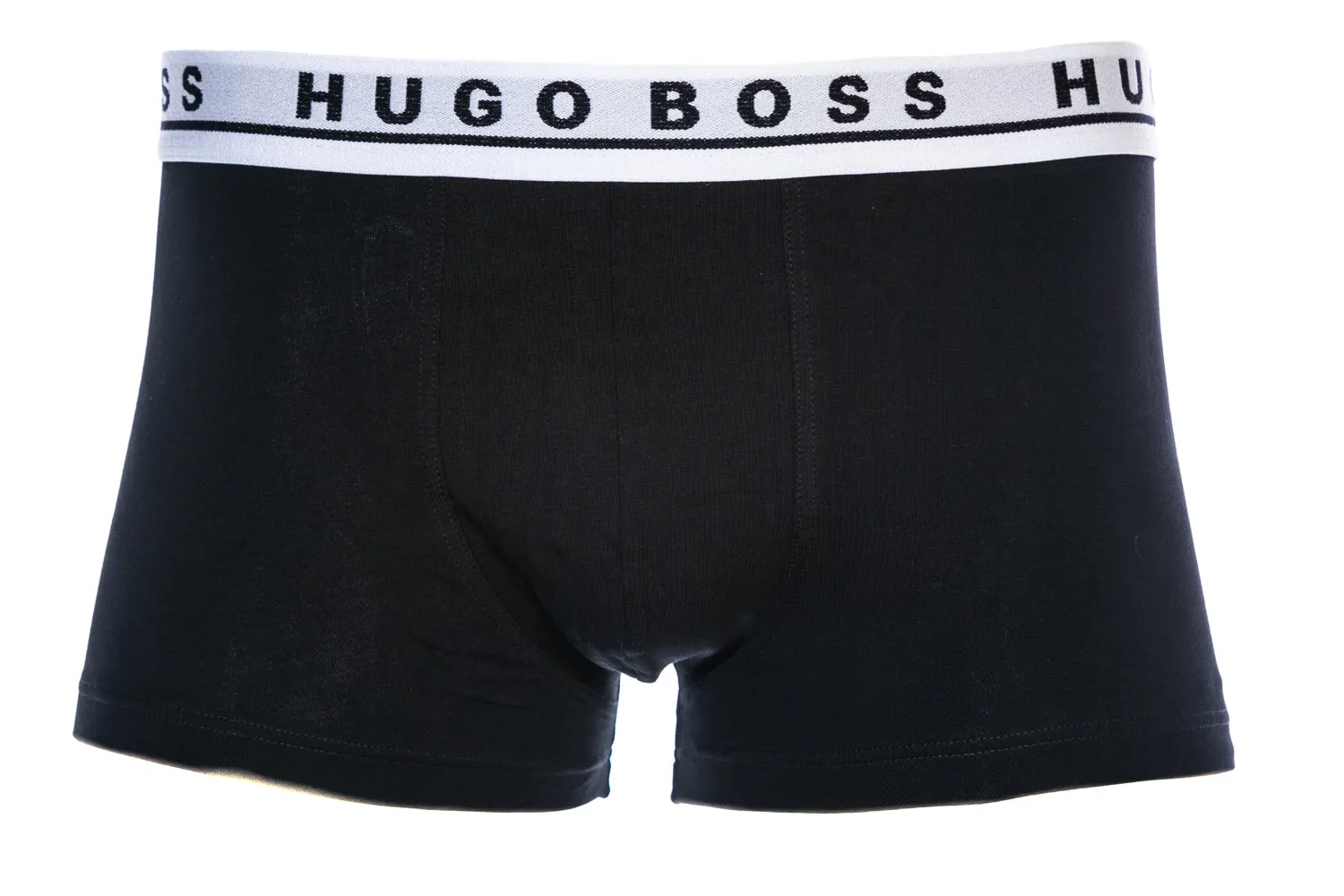 BOSS 3 Pack Trunk Underwear in Black with White Waistband