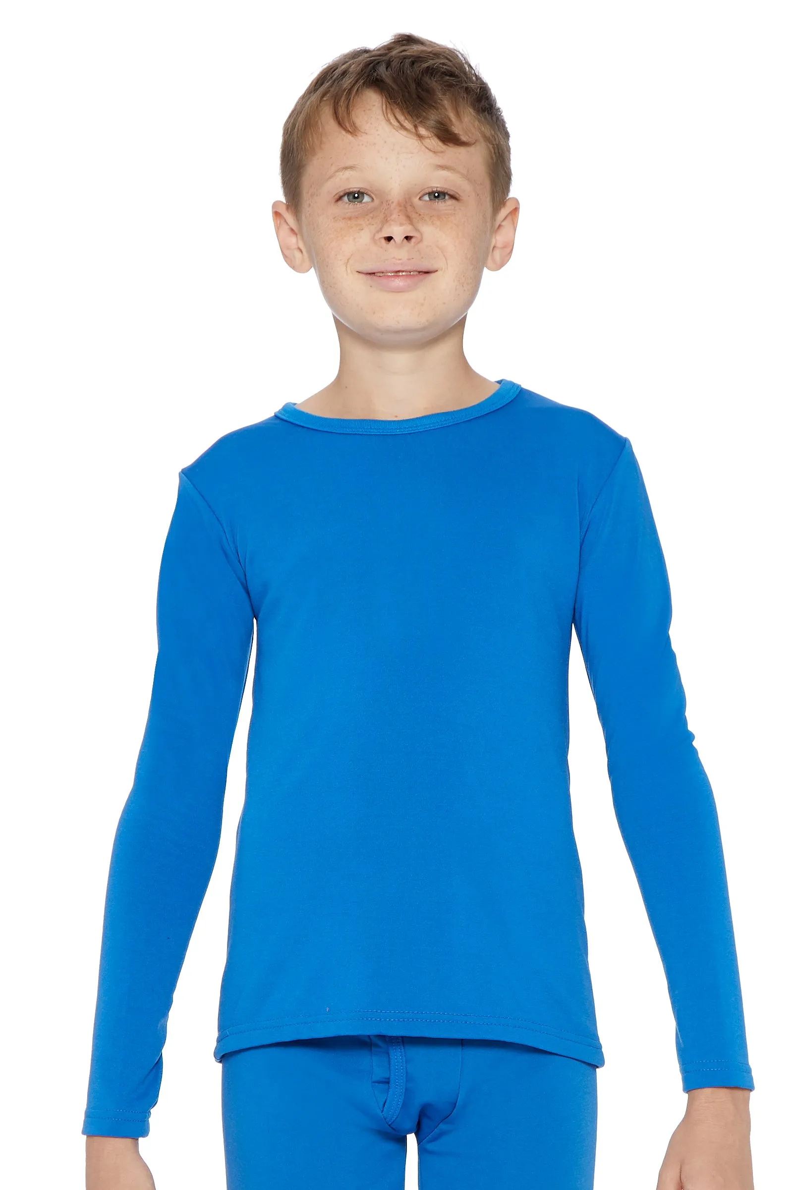 Boys Solid Thermal Top