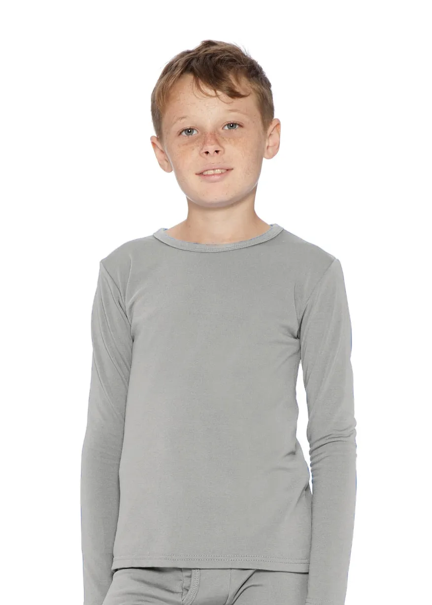 Boys Solid Thermal Top