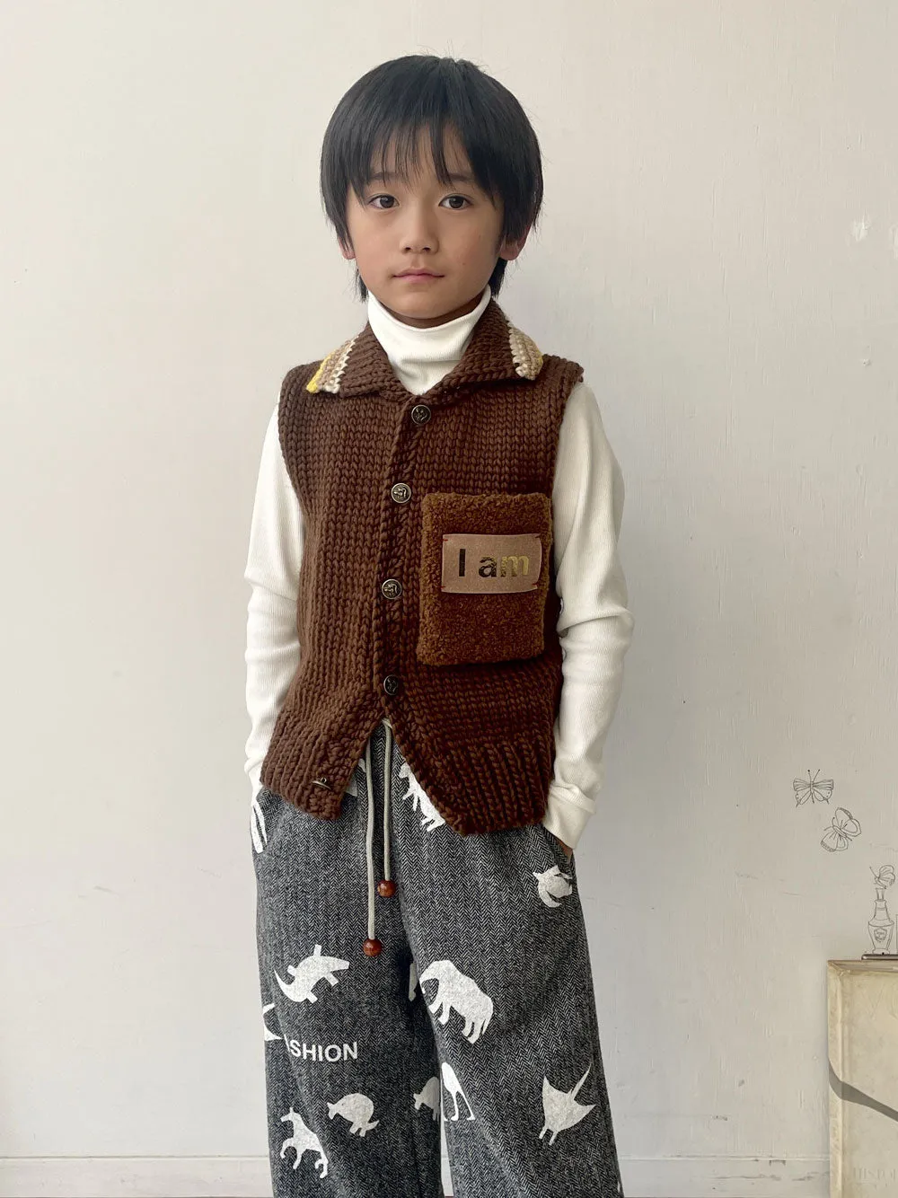 Brown "I am" Vest