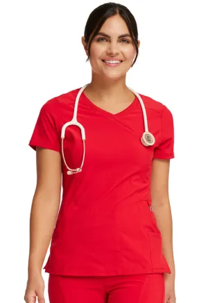 Cherokee Infinity Women's Mock Wrap Scrub Top 2625A