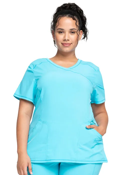 Cherokee Infinity Women's Mock Wrap Scrub Top 2625A