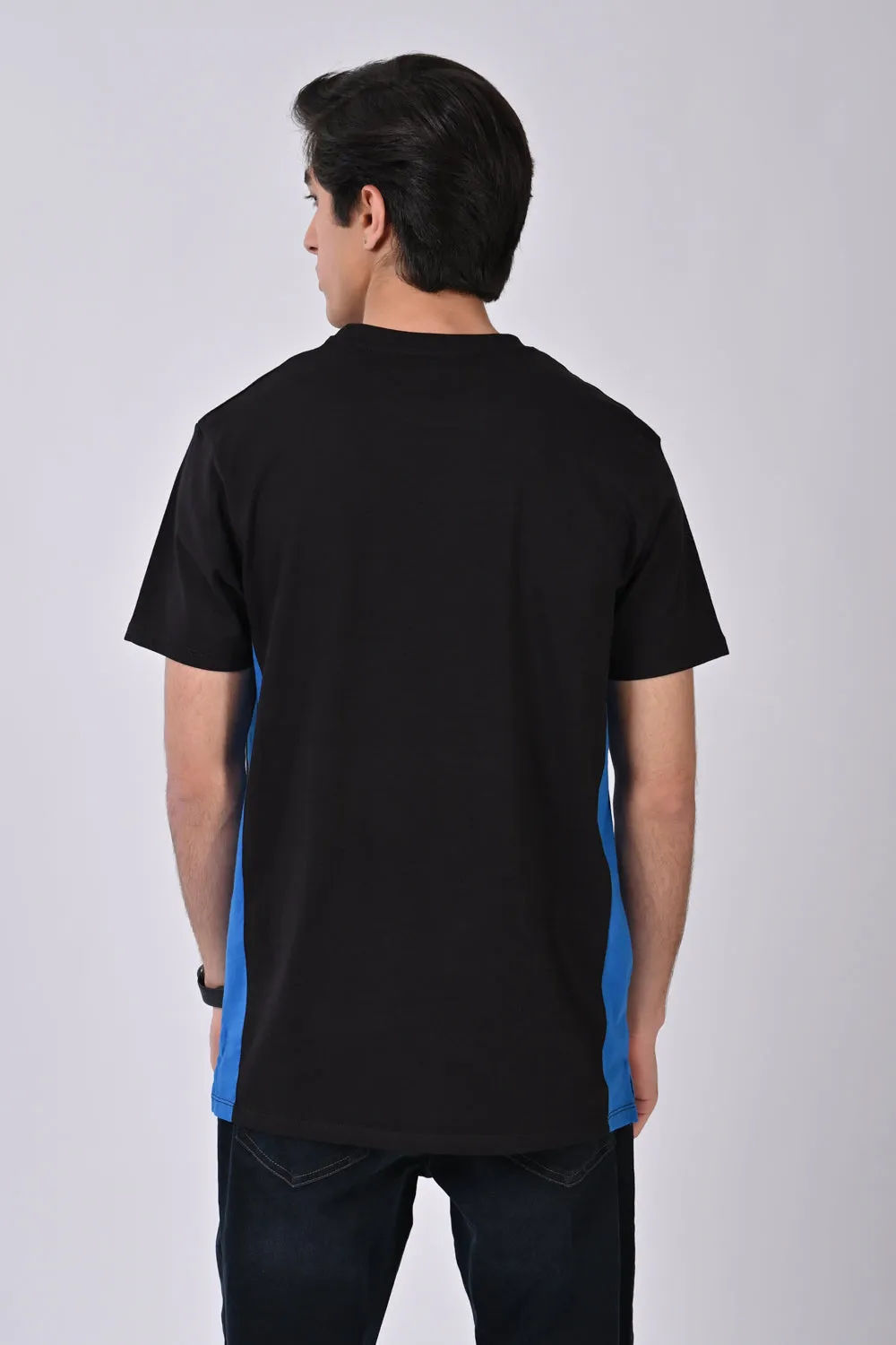 CONTRAST PANEL TEE