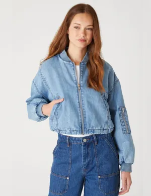 Denim Sherpa Bomber, Guest Star Indigo