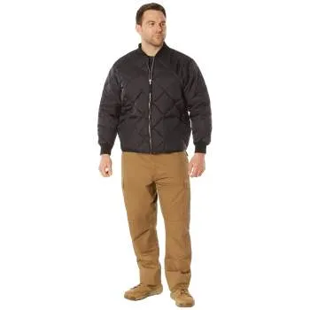 Diamond Quilted Flight Jacket