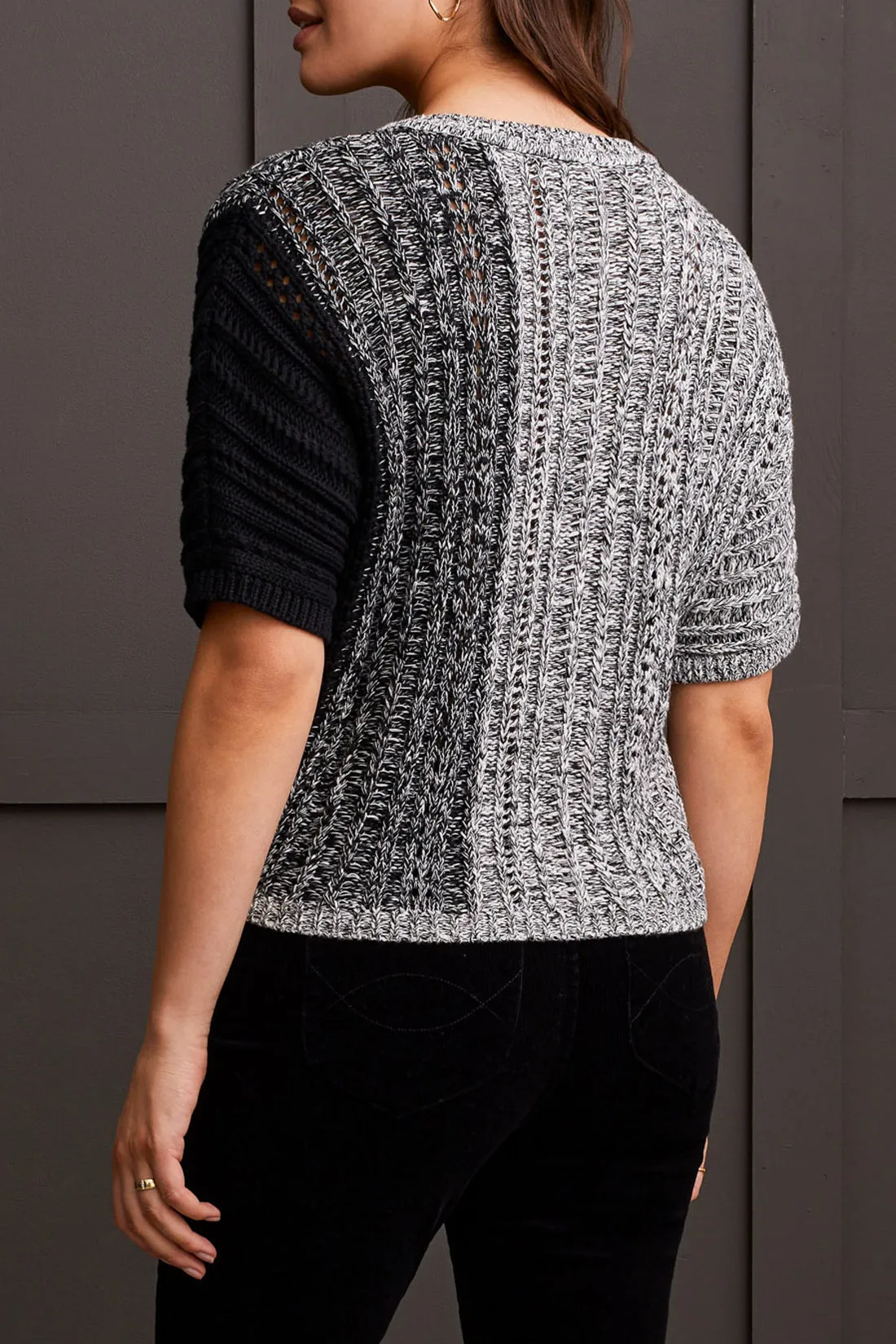 Dolman Elbow Sleeve Sweater