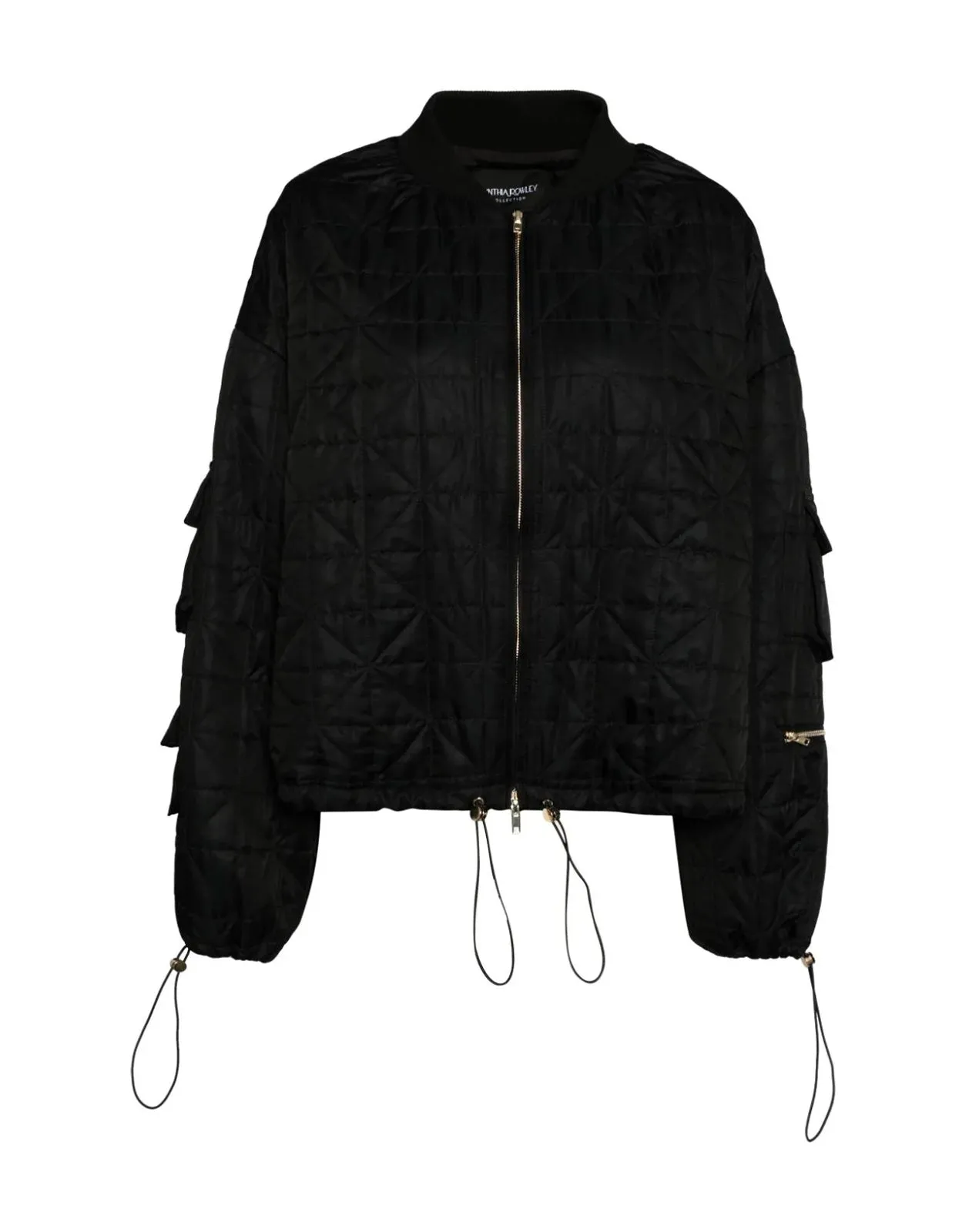 Downtown Quilted Bomber Jacket