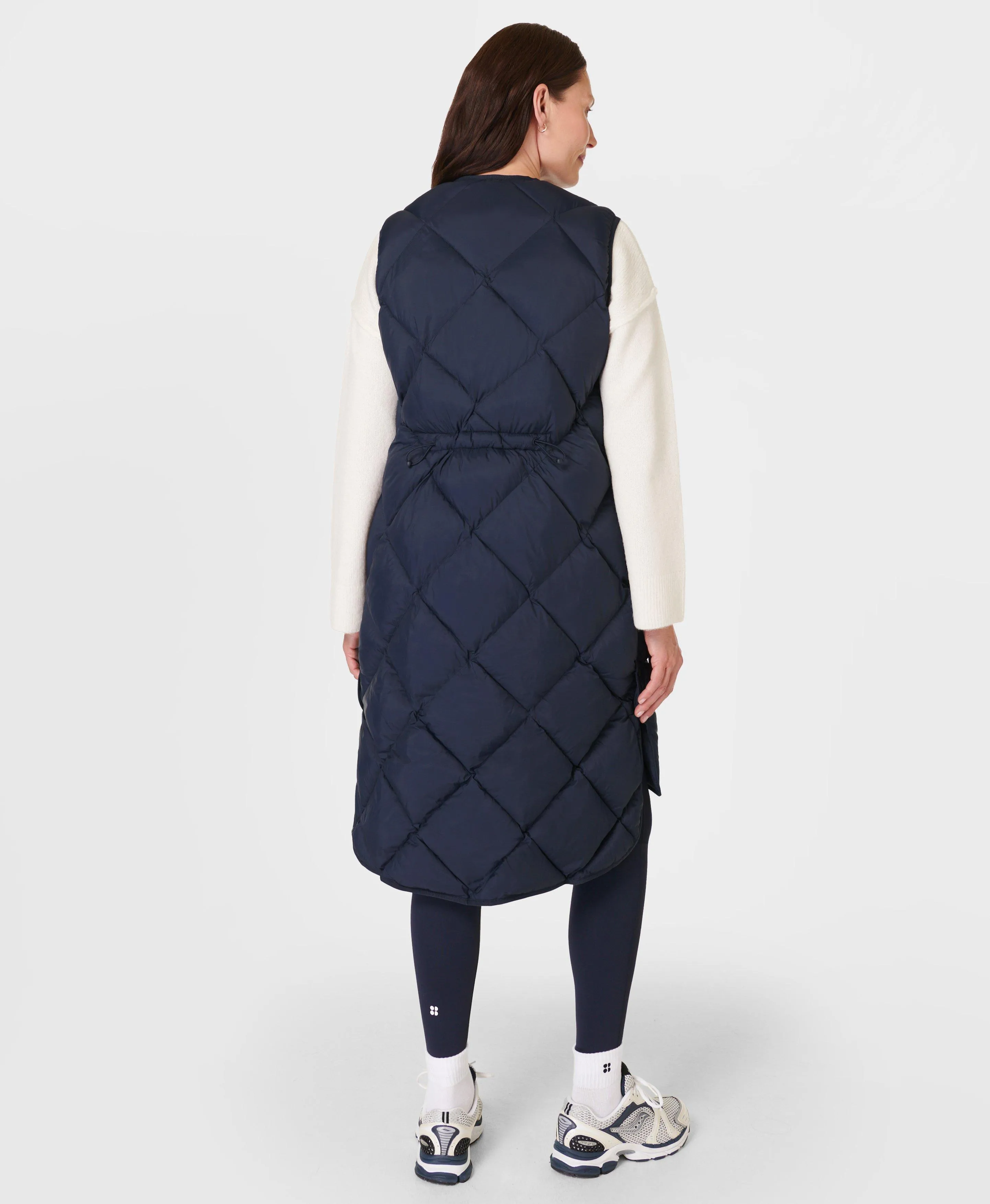 Downtown Quilted Vest Sb9378 Navy-Blue