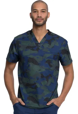 Dynamix - Men's V-Neck Print Top