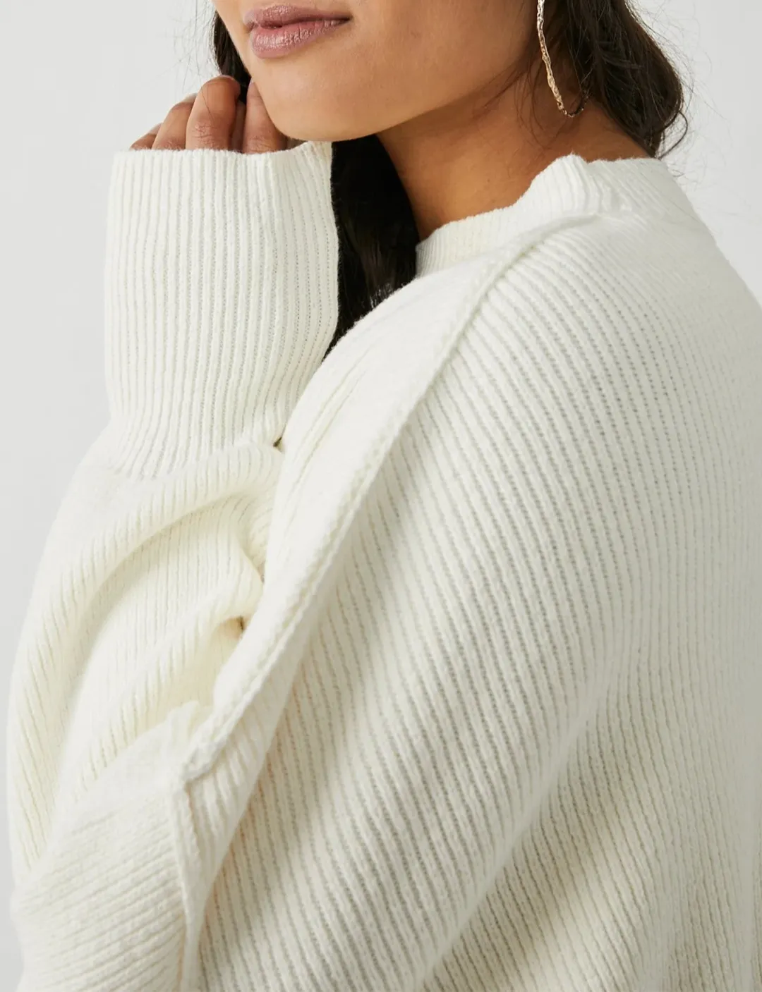 Easy Street Crop Pullover, Moon Glow