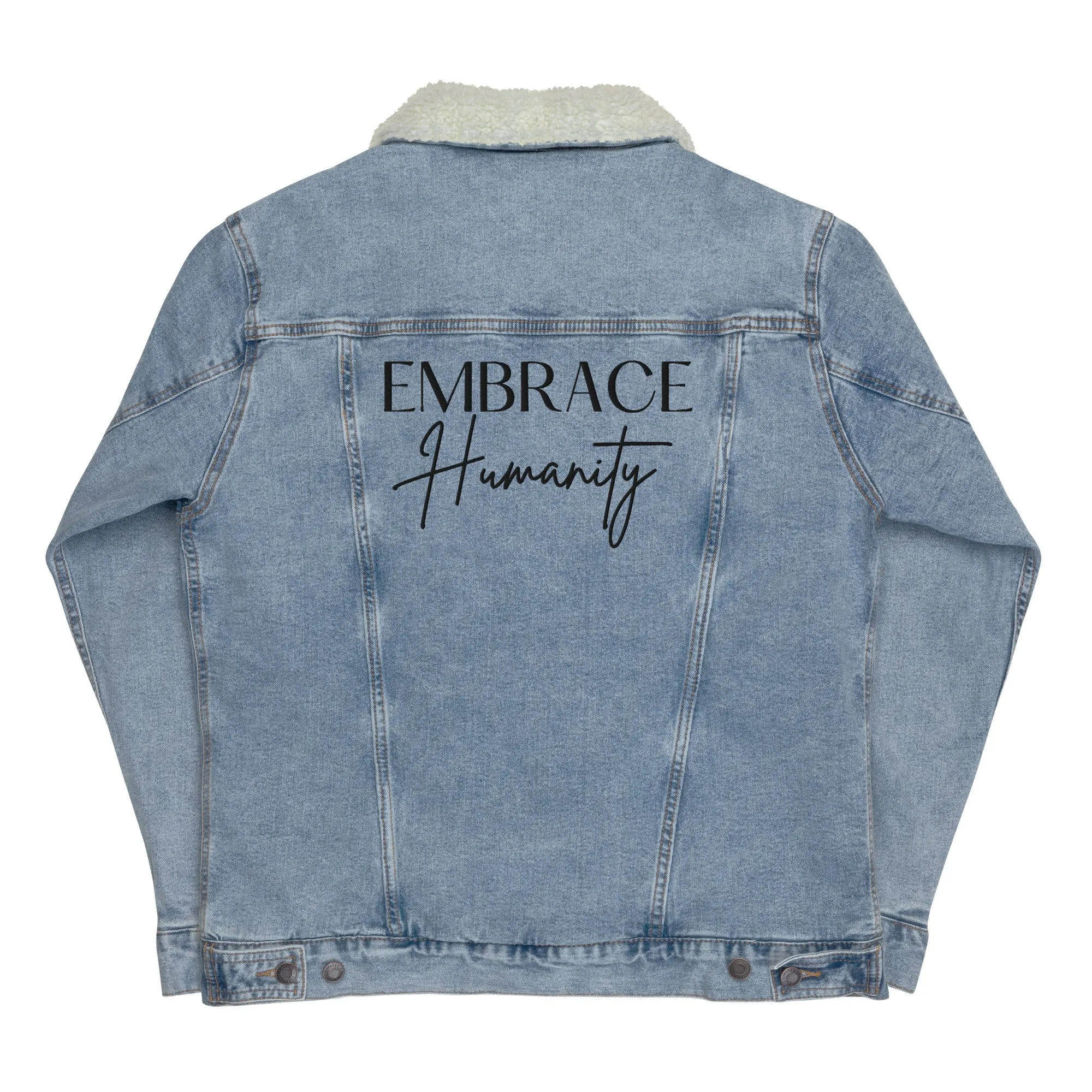 Embrace Humanity Sherpa Denim Jacket