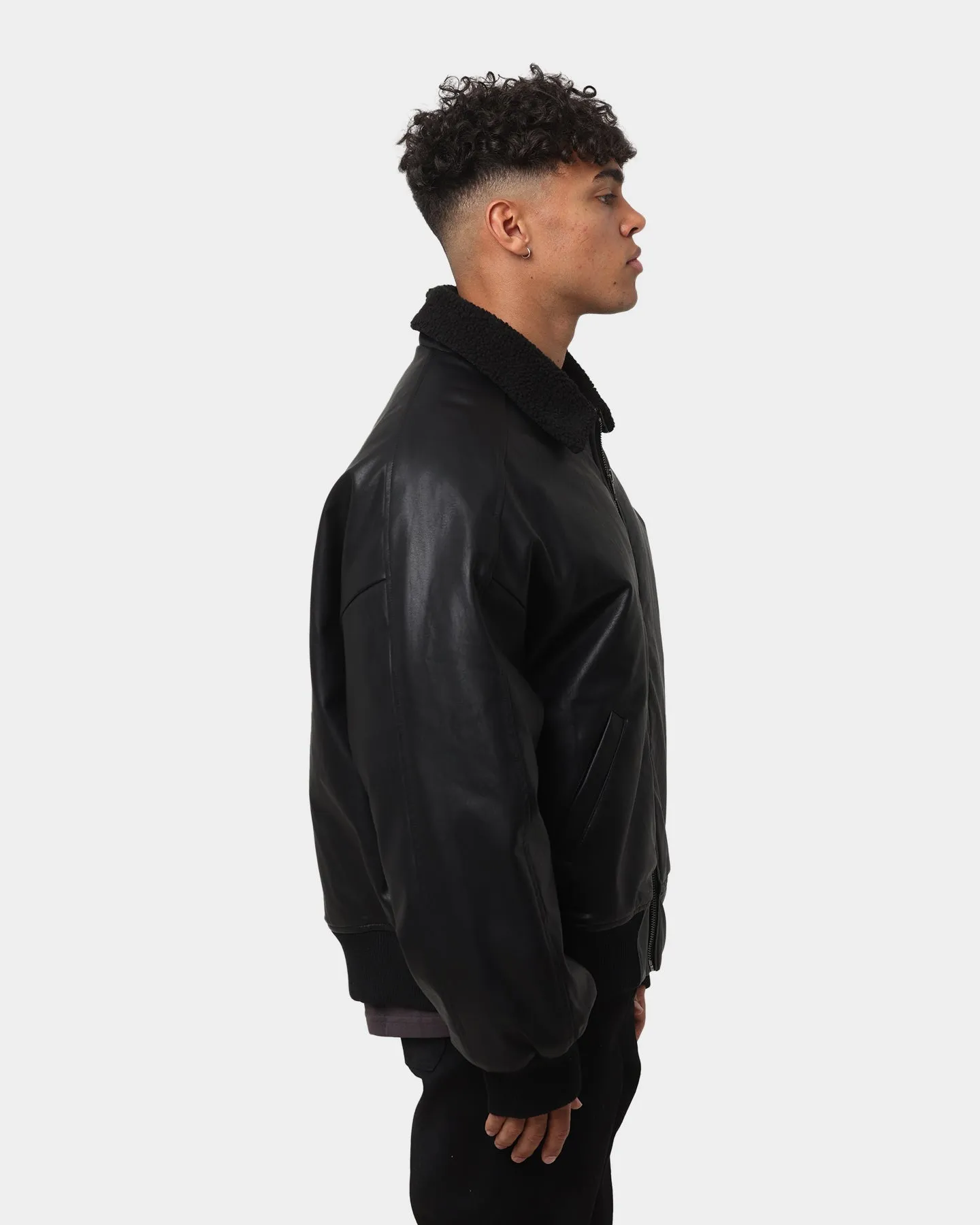 EN ES Apex Sherpa Jacket Black