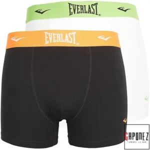 Everlast Apparel Wae1628 Mns 2 Pck Brght Jaq W/Band Bxr White/Black