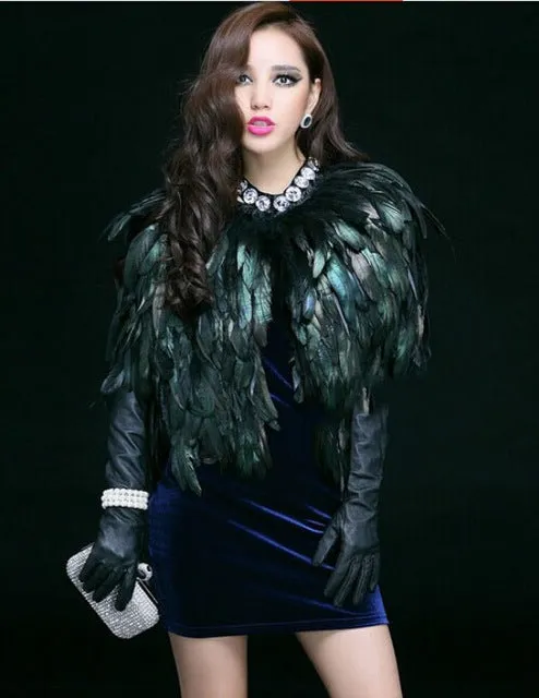 Exotic Feather Vest