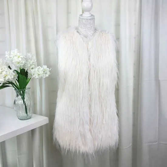 Faux Fur Fluffy Gilet