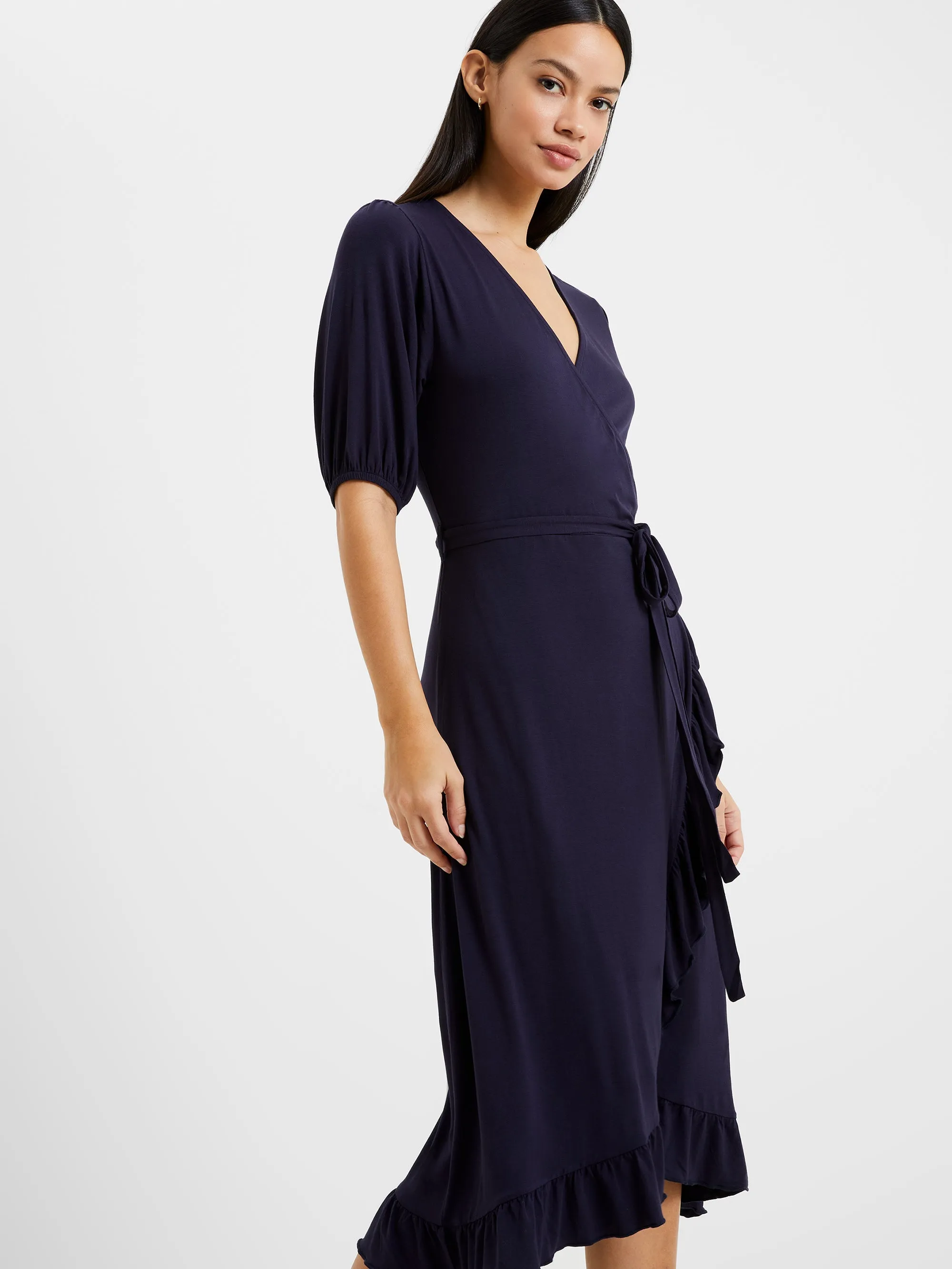 Frill Wrap Dress