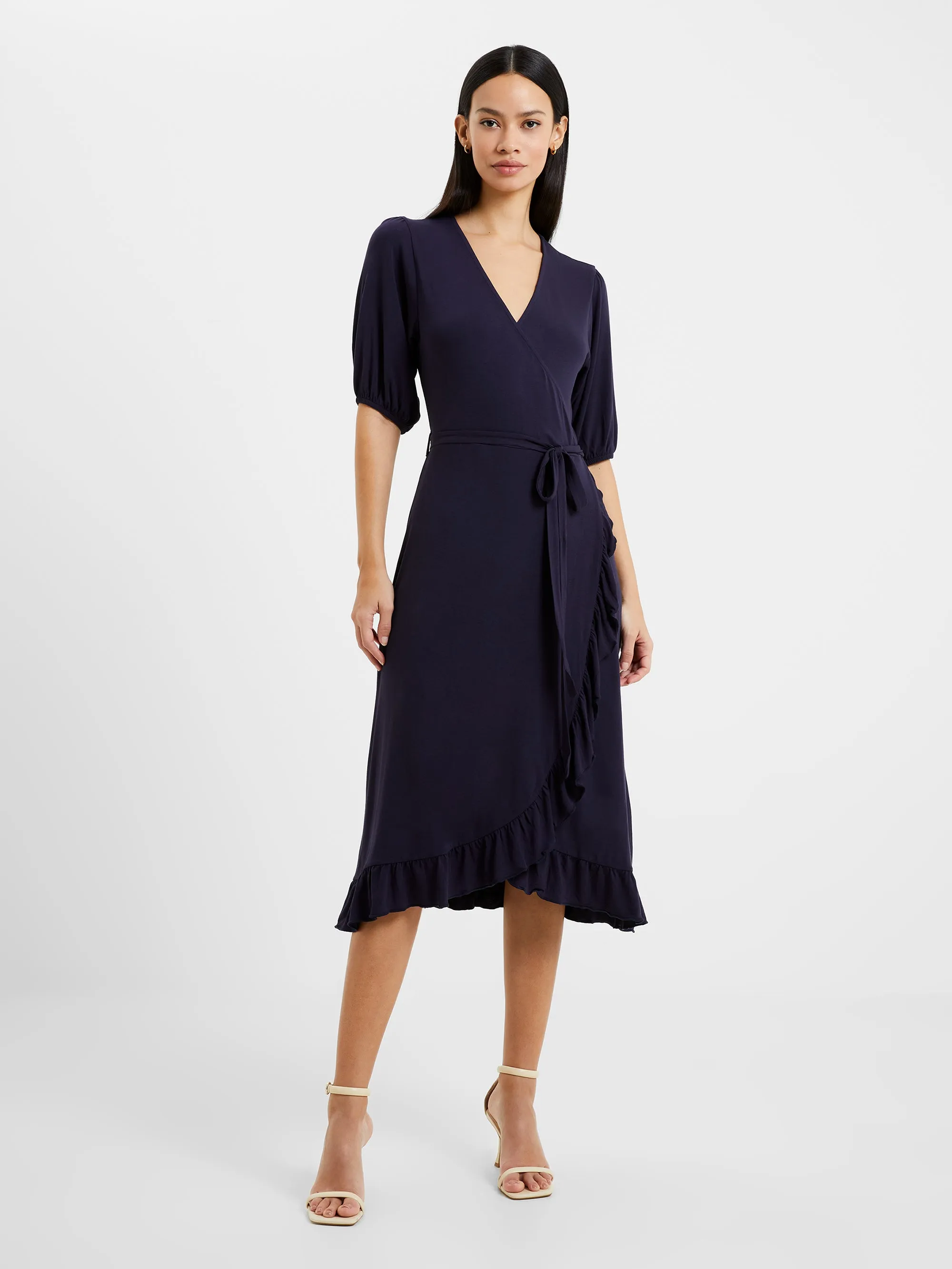 Frill Wrap Dress