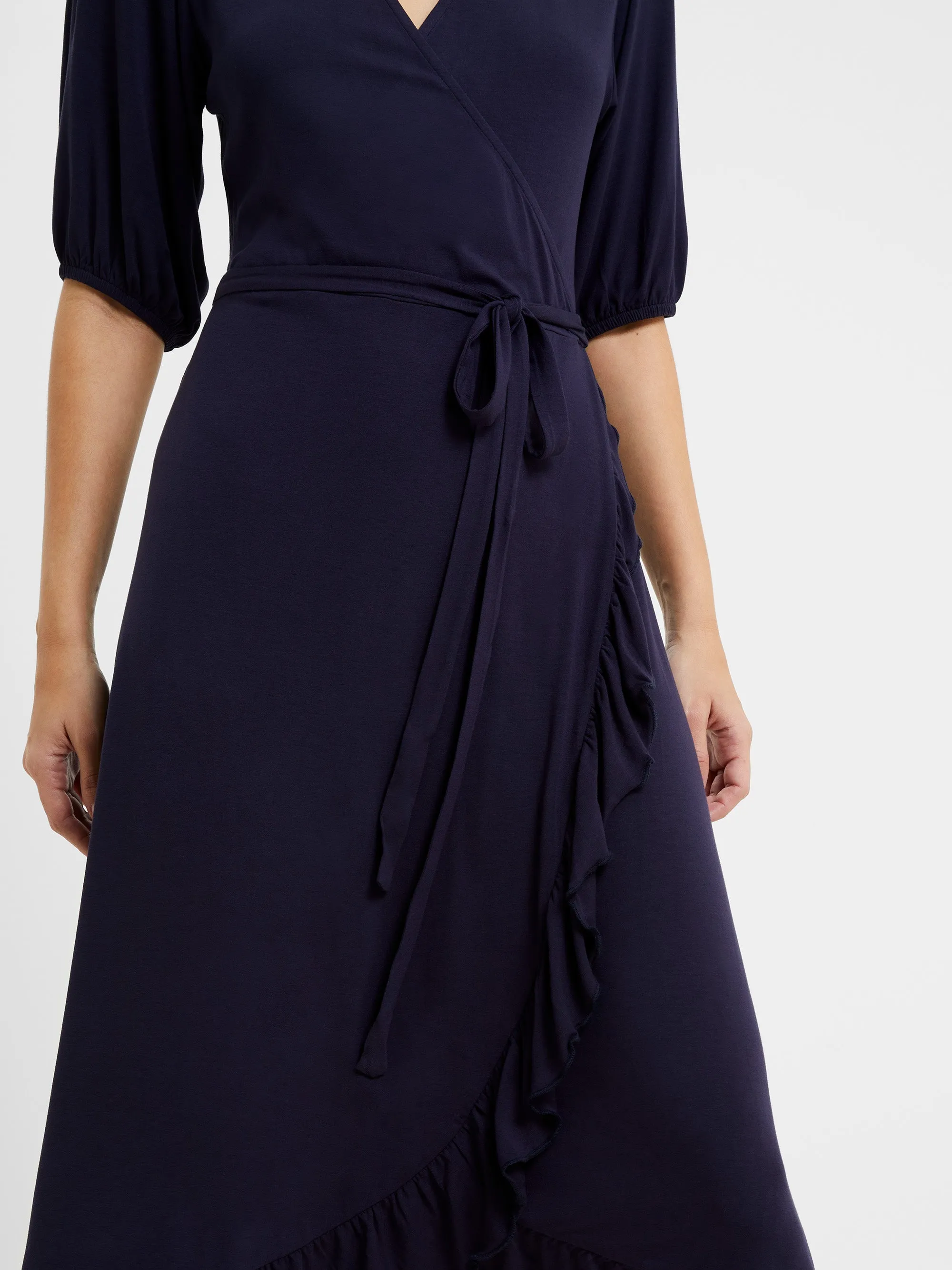 Frill Wrap Dress