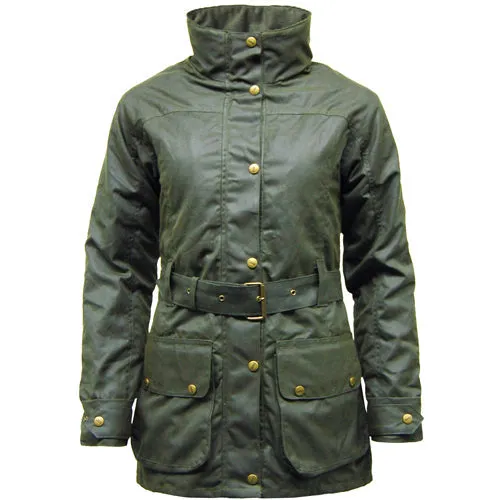 Game Cantrell Padded Antique Waxed Jacket | Premium Ladies Wax Jacket, Made in the UK