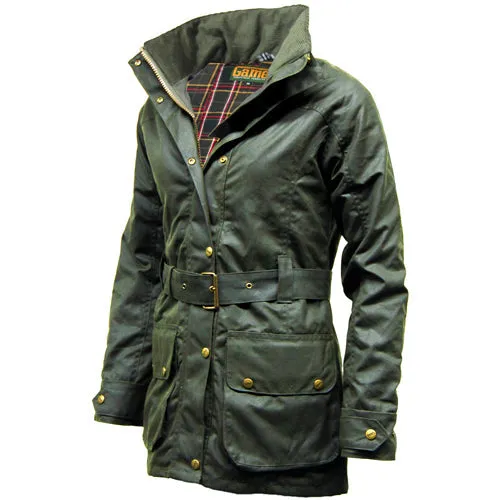 Game Cantrell Padded Antique Waxed Jacket | Premium Ladies Wax Jacket, Made in the UK