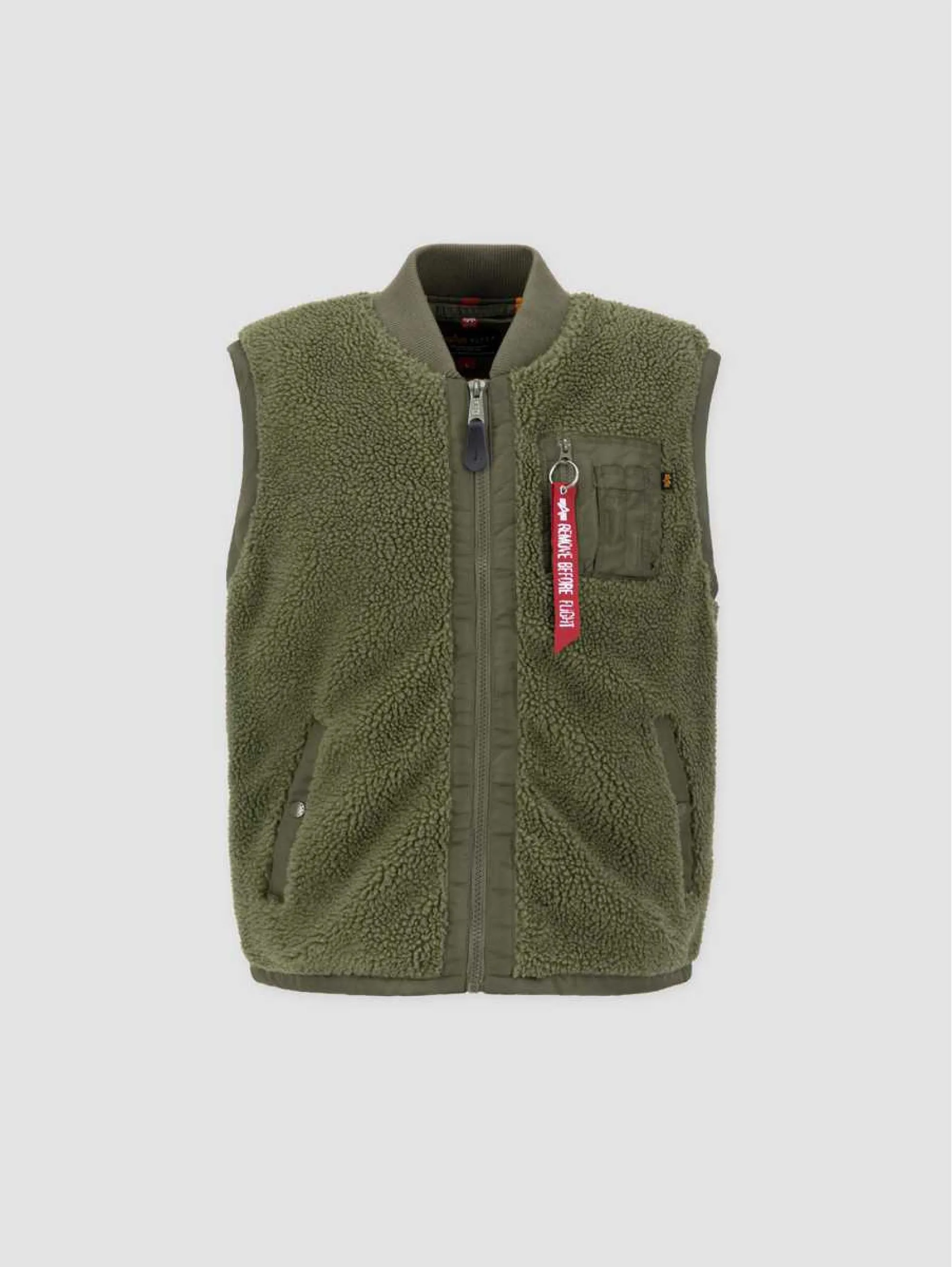 Gilet Imbottito Teddy Verde Salvia