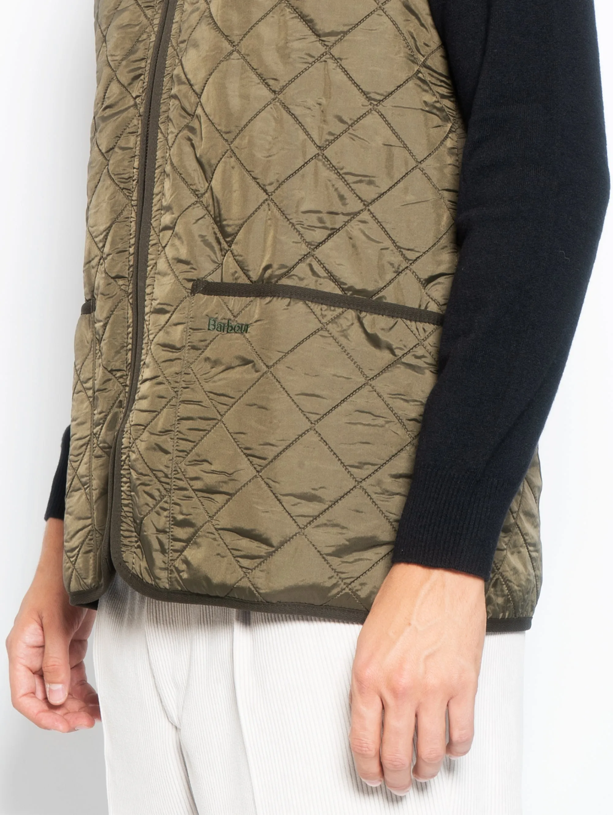 Gilet trapuntato Polarquilt Verde