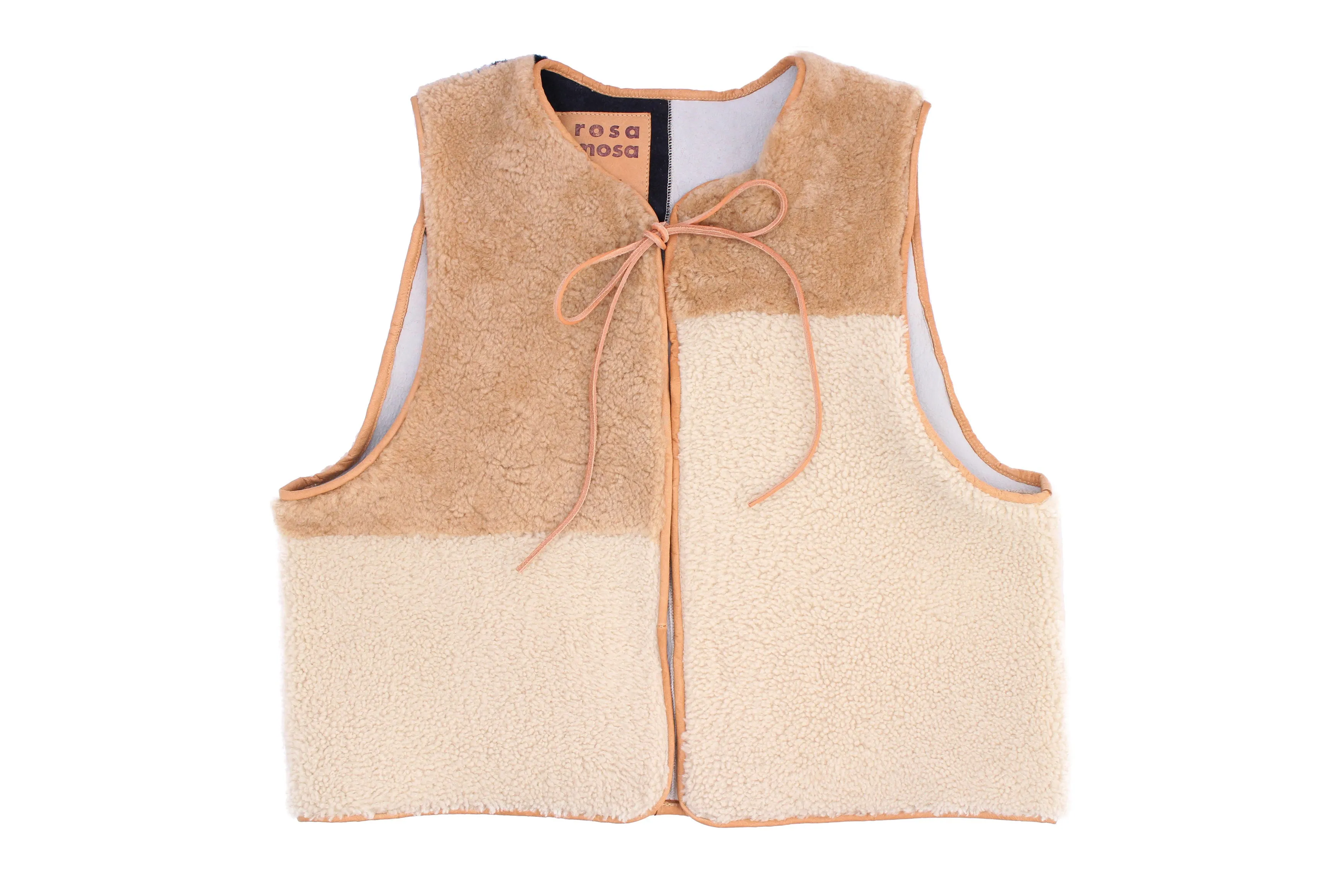 Gilet Vest PATCHWORK   Caramel