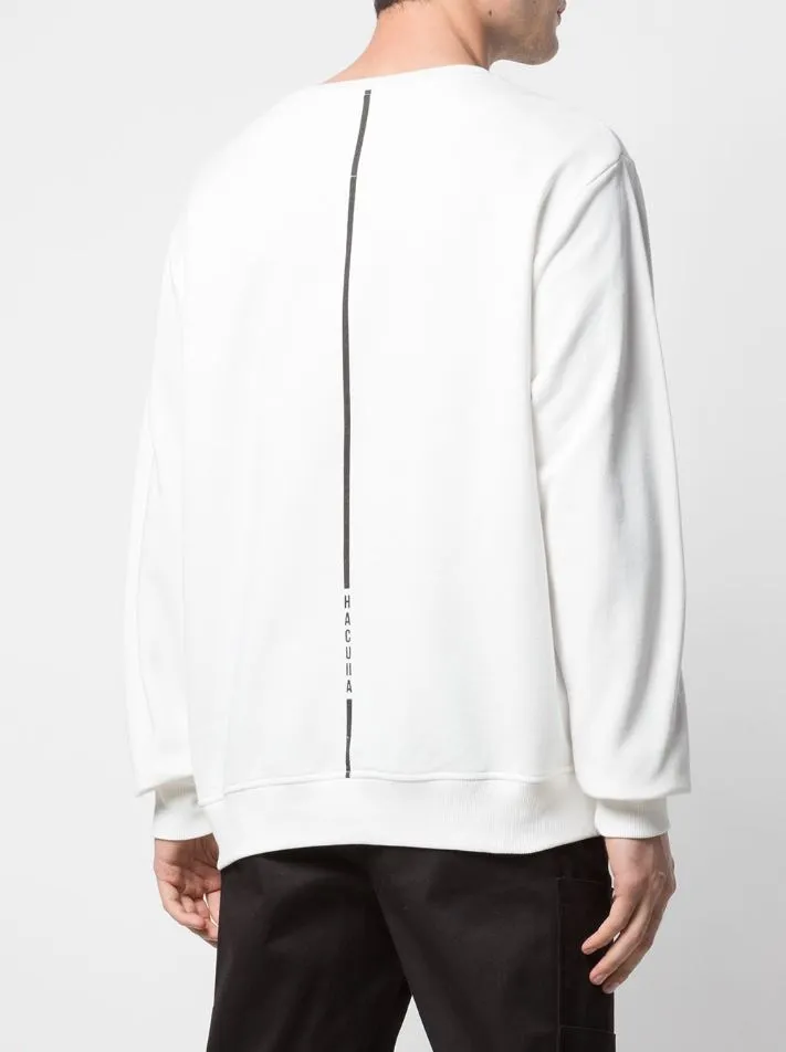 GOODBYE ROMANCE STANDARD SHOULDER CREWNECK OFF-WHITE