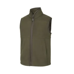 Hoggs of Fife Junior Woodhall Fleece Gilet - Green