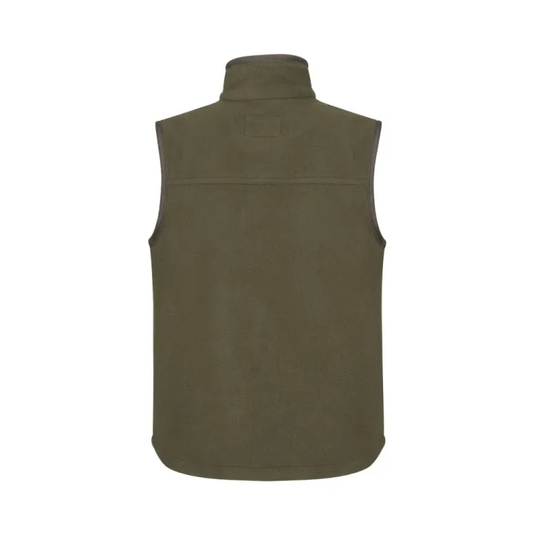 Hoggs of Fife Junior Woodhall Fleece Gilet - Green